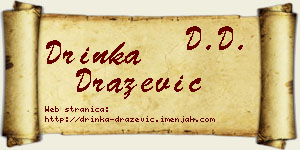 Drinka Dražević vizit kartica